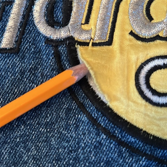 Big Hard Rock Cafe Singapore’s XL denim jean jacket 90s - Picture 10 of 12